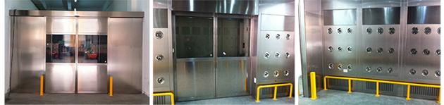 自动感应平移门货淋室工程案例 自动感应平移门货淋室工程案例